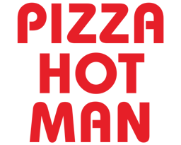 Pizza Hot Man logo.